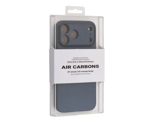 Чохол KZDOO Air Carbon for iPhone 17 Pro Max Blue mag-2000001639504144298