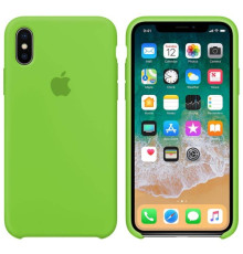Чохол Silicone case for iPhone X/XS (31) lime green mag-200000088868211872