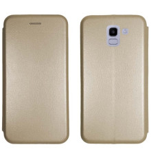 Чохол-книжка Level for Samsung J6 2018 Gold mag-2000000892092133892