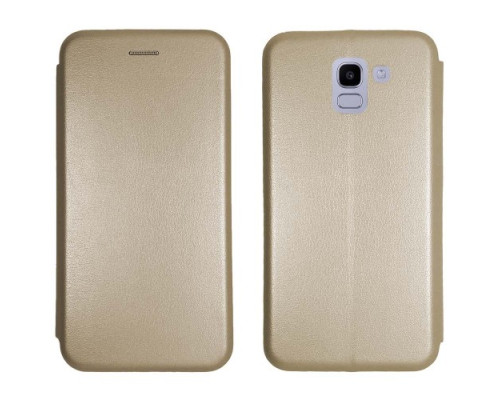 Чохол-книжка Level for Samsung J6 2018 Gold mag-2000000892092133892