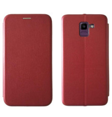 Чохол-книжка Level for Samsung J6 2018 Marsala mag-200000089214658034