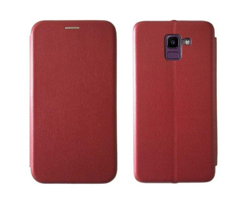 Чохол-книжка Level for Samsung J6 2018 Marsala mag-200000089214658034