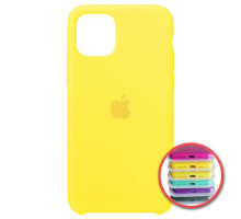 Чохол Silicone Case Full Copy for iPhone 11 (55) canary yellow mag-200000107696560585