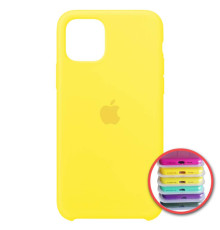 Чохол Silicone Case Full Copy for iPhone 11 (55) canary yellow mag-200000107696560585