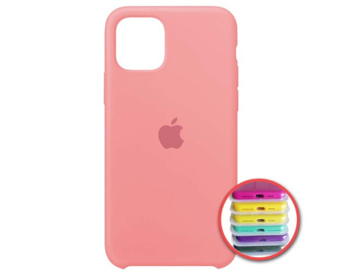 Чохол Silicone Case Full Copy for iPhone 11 Pro Max ( 6) light pink mag-200000107704761403