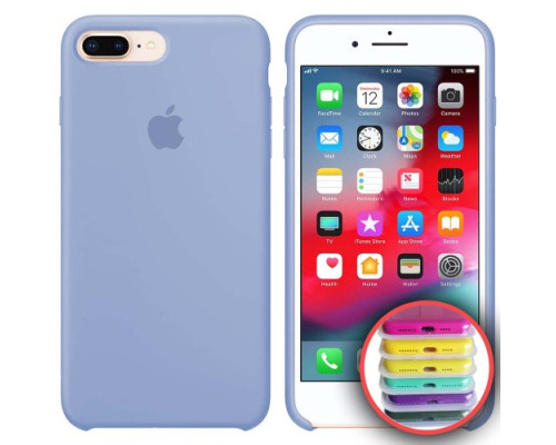 Чохол Silicone Case Full Copy for iPhone 7/8Plus ( 5) lilac cream mag-200000103089956390