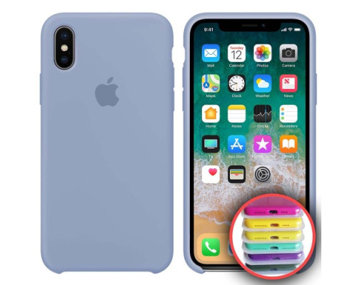 Чохол Silicone Case Full Copy for iPhone XR (41) lilac mag-2000001031995141817