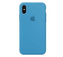 Чохол Silicone Case Full Copy for iPhone X/XS ( 3) blue mag-20000011823383627