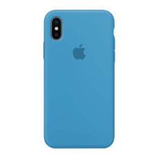 Чохол Silicone Case Full Copy for iPhone X/XS ( 3) blue mag-20000011823383627