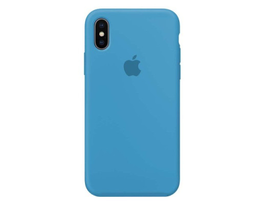 Чохол Silicone Case Full Copy for iPhone X/XS ( 3) blue mag-20000011823383627