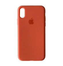 Чохол Silicone Case Full Copy for iPhone X/XS (66) kumquat mag-20000012482324035