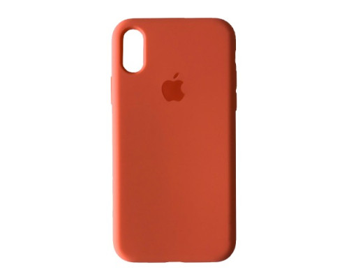 Чохол Silicone Case Full Copy for iPhone X/XS (66) kumquat mag-20000012482324035