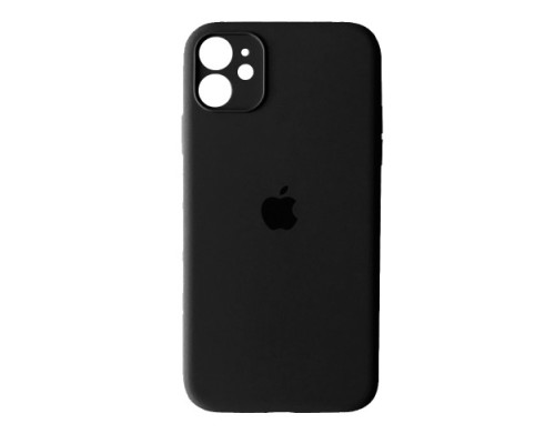 Чохол Silicone Case Full Camera for iPhone 12 (18) black mag-2000001266328138496