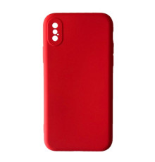 Чохол Silicone Case Camera (no logo) для iPhone X/XS red mag-2000001343890100491