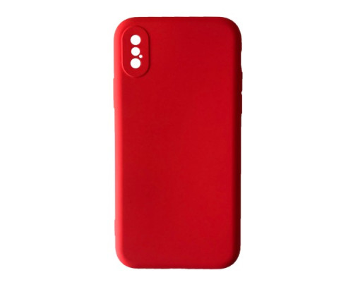 Чохол Silicone Case Camera (no logo) для iPhone X/XS red mag-2000001343890100491