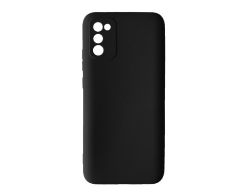 Чохол Silicone Case Camera (no logo) для Samsung A02S (A025) black mag-2000001344163100517