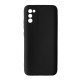 Чохол Silicone Case Camera (no logo) для Samsung A02S (A025) black mag-2000001344163100517