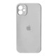 Silicone Case Full Camera Square side for iPhone 11 White mag-2000001349809142620