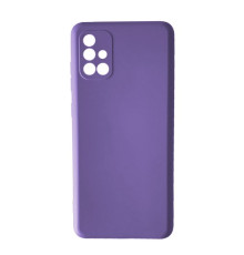 Чохол Silicone Case Camera (no logo) для Samsung A71 (A715) lilac mag-2000001365786138757