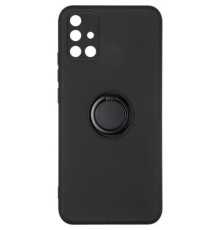 Чохол Ring Case для Samsung A71 (A715) Black mag-2000001367216142906