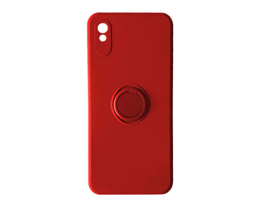 Чохол Ring Case для Xiaomi Redmi 9A Red mag-2000001367568101180