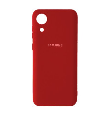 Чохол Silicone Case Full for Samsung A03 Core (A032) Red mag-200000137419140911