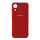 Чохол Silicone Case Full for Samsung A03 Core (A032) Red mag-200000137419140911