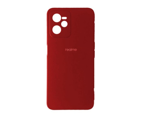 Чохол Silicone Case Full for Realme C35 Red mag-200000139043645515