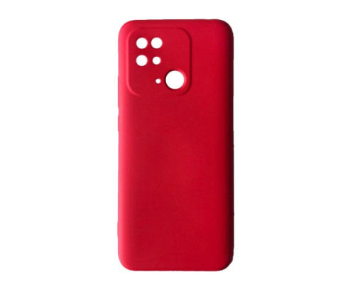 Чохол Silicone Case Camera (no logo) для Xiaomi Redmi 10C red mag-2000001394656102056