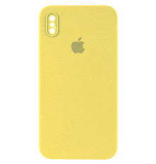 Silicone Case Full Camera Square side for iPhone XS Yellow mag-200000139686553504