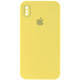 Silicone Case Full Camera Square side for iPhone XS Yellow mag-200000139686553504