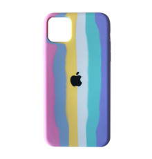Чохол Silicone Case Full for iPhone 13 Pro Max RAINBOW 3 mag-200000133950342637