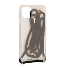 Чохол ROPE CLEAR CASE for iPhone 13 Pro Max Black mag-2000001449806103762