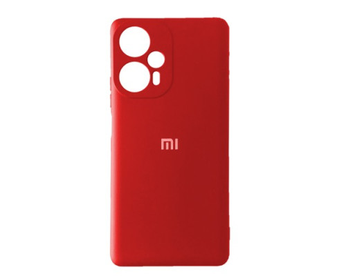 Чохол Silicone Case Full for Xiaomi Poco F5 Red mag-2000001450376136303