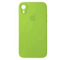 Silicone Case Full Camera Square side Copy for iPhone XR Party green mag-2000001456330142660