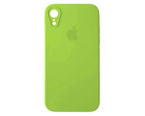 Silicone Case Full Camera Square side for iPhone XR Party green mag-2000001456330142660