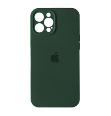 Silicone Case Full Camera Square side for iPhone 14 Pro Max Dark green mag-200000145776433111