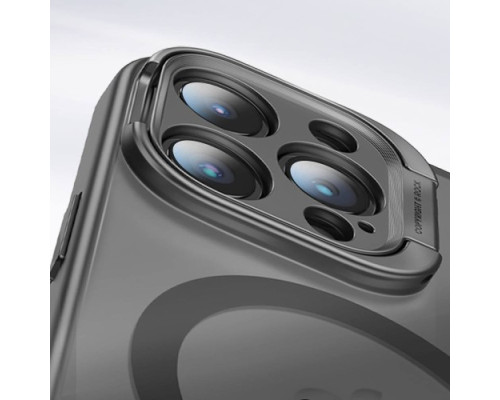 Чохол ROCK Guard with Magnetic (Foldable Bracket) for iPhone 15 Titanium Black mag-2000001487457104814
