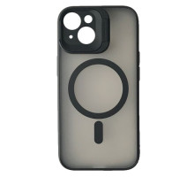 Чохол ROCK Guard with Magnetic (Foldable Bracket) for iPhone 15 Titanium Black mag-2000001487457104814