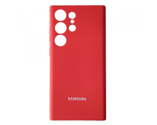 Чохол Silicone Case Full for Samsung S24 Ultra Red mag-2000001488904104895