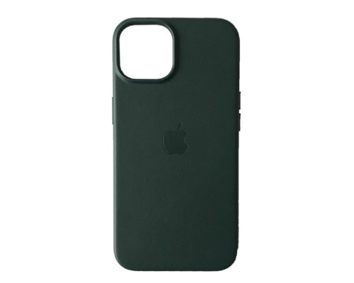 Чохол Original Leather Case with MagSafe for iPhone 14 Pro Forest Green mag-200000141138413049