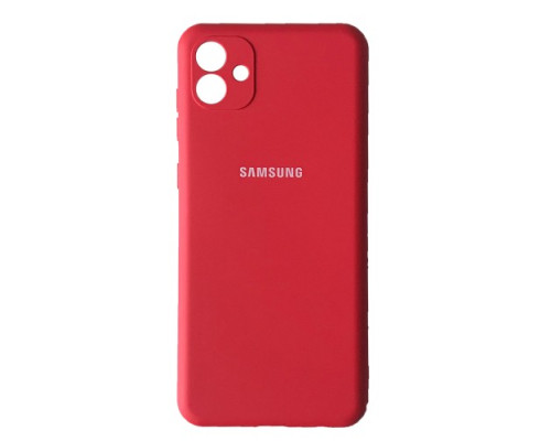 Чохол Silicone Case Full for Samsung A04 (A045) 2022 Red mag-200000141864213616