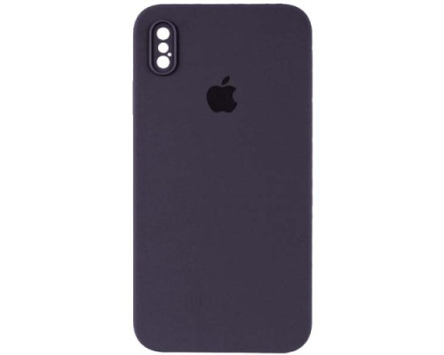 Silicone Case Full Camera Square side for iPhone XS Elderberry mag-2000001437773103314