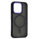Чохол NEW MATTE MAGSAFE for iPhone 15 Pro Deep purple mag-200000155214857476