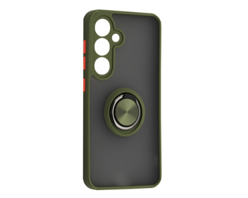Чохол Gingle Ring Case for Samsung S24+ Khaki mag-200000156076155743