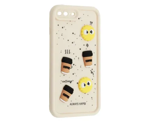 Чохол HAPPY Cookie Case for iPhone 7 Plus/8 Plus White mag-2000001561898143768