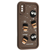 Чохол HAPPY Cookie Case for iPhone X/XS Brown mag-2000001561942135001