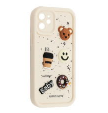 Чохол HAPPY Donut Case for iPhone 11 White mag-2000001562109135225