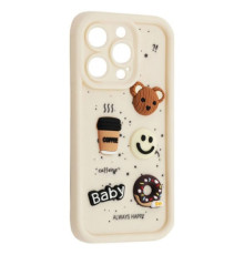 Чохол HAPPY Donut Case for iPhone 15 Pro Max White mag-2000001562888135266