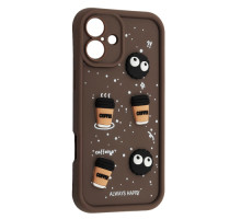 Чохол HAPPY Cookie Case for iPhone 16 Plus Brown mag-2000001563021106669